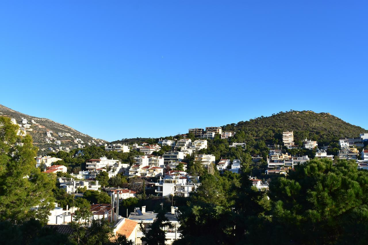 El Mar, 2 Bdr Seaview Apartment, 7 Min From Beach Lagonisi Exterior photo
