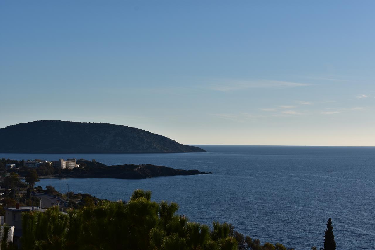 El Mar, 2 Bdr Seaview Apartment, 7 Min From Beach Lagonisi Exterior photo