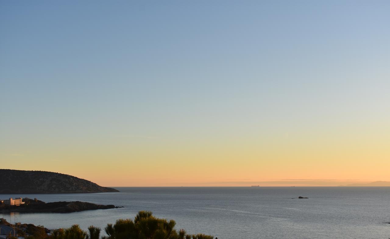El Mar, 2 Bdr Seaview Apartment, 7 Min From Beach Lagonisi Exterior photo